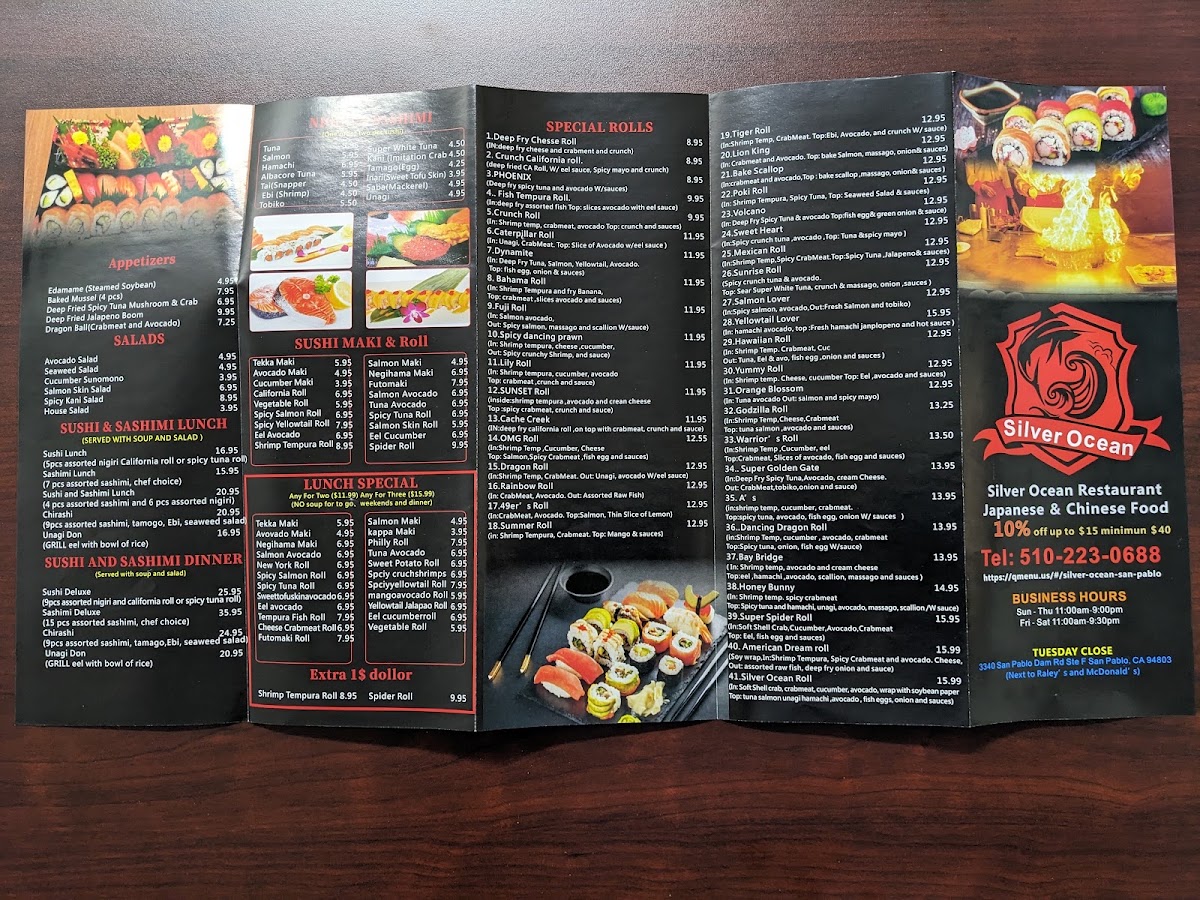 Silver Ocean Restaurant Menu Photo 4
