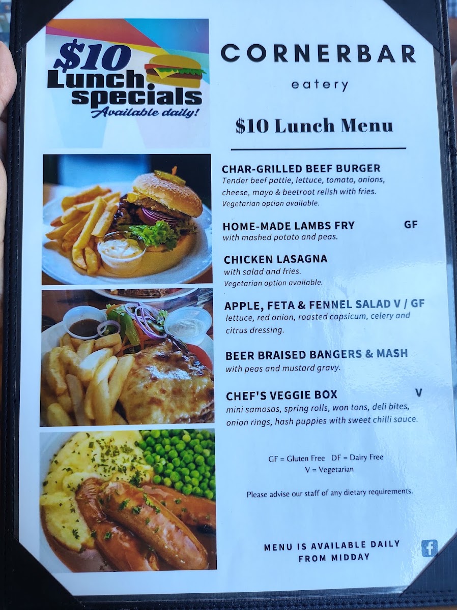 The Corner Bar And Eatery Menu Photo 1