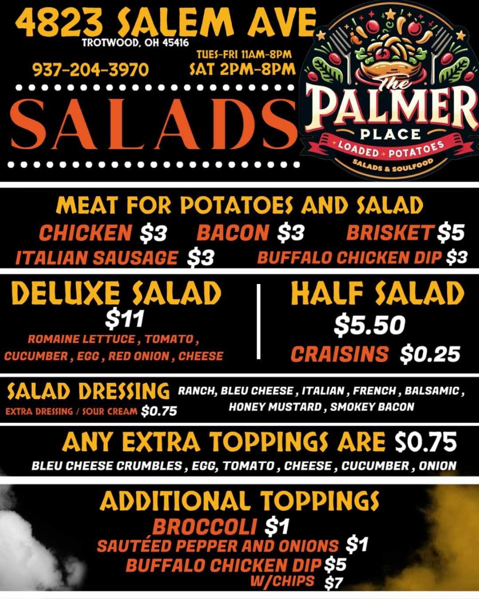 The Palmer Place Llc MenuMenu Photo 7