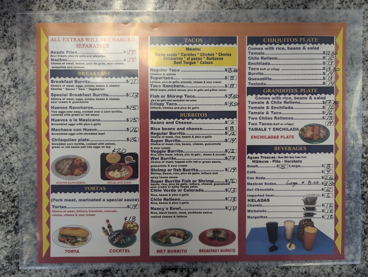 Tustacos Taqueria Menu Photo 1