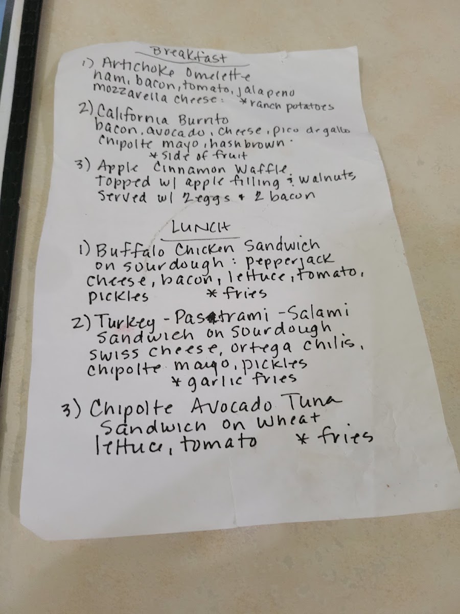 Village Grill Menu Photo 1