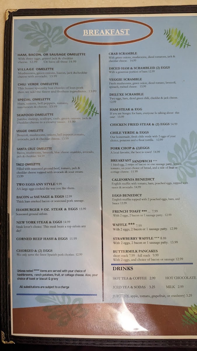 Village Grill Menu Photo 2