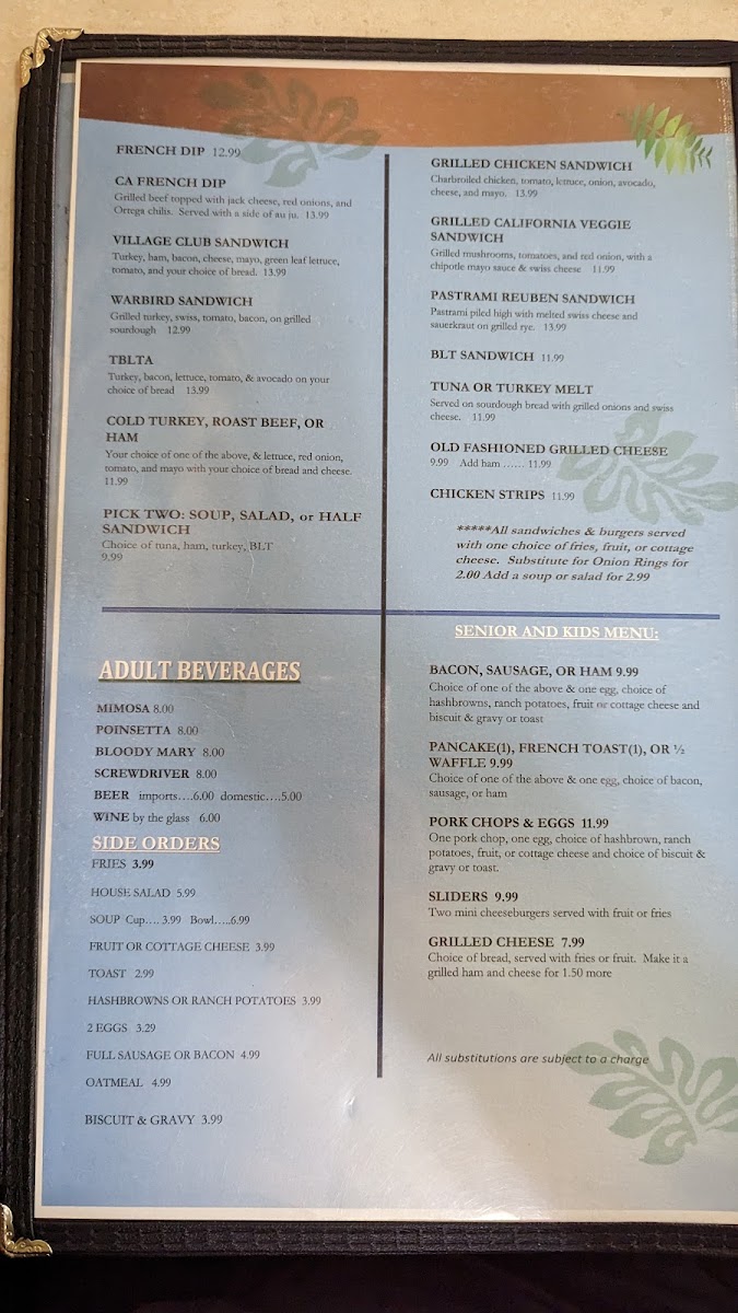 Village Grill Menu Photo 3